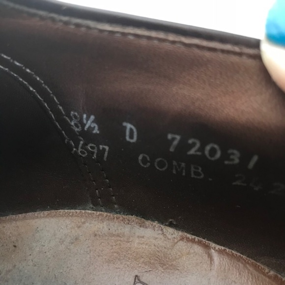 Allen Edmonds Mens Lloyd Wingtip Shoes Size 8.5 - Picture 5 of 8